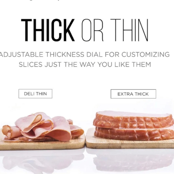 Chefman Electric Deli Slicer for meat, cheese, bread fruit & veggies - Picture 3 of 8